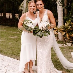 Azazie Summer Ivory Dress